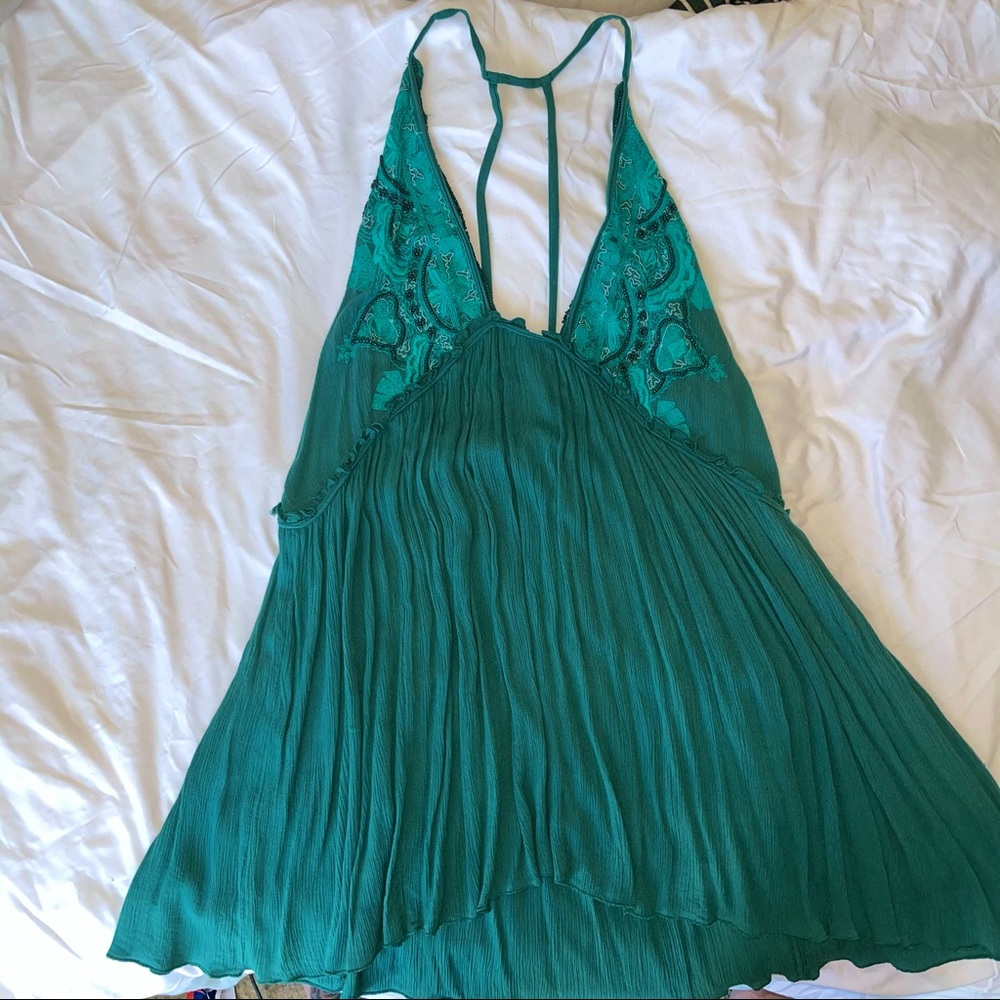 Free People ✌🏻 Mermaid Vibes 🧜🏻‍♀️ Beaded Dress